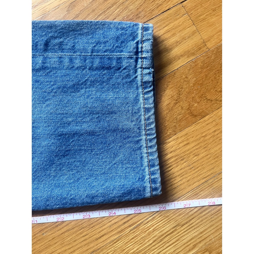 J Crew Slim Boyfriend Jeans Patchwork Distressed Medium Wash Size 26 - Picture 7 of 7